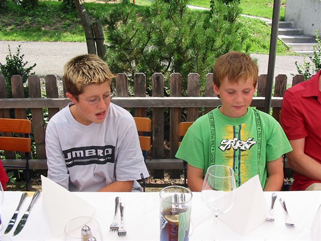 Enkelkinder Kevin und Fabian