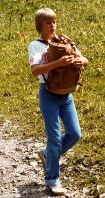 Andreas auf der Schulreise