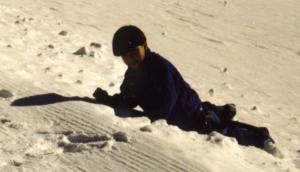 Kelvin im Schnee