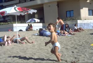 Kelvin am Strand von Viña del Mar