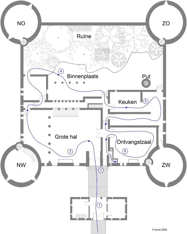 sitemap - begane grond