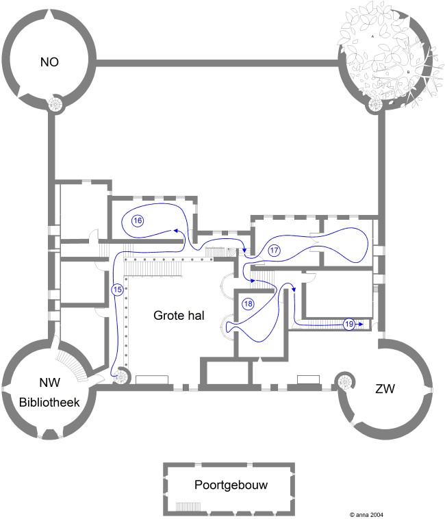 sitemap - eerste verdieping