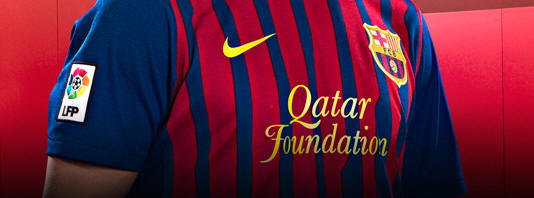 Qatar-Foundation 1. echter Leibchensponsor
