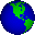 [eco-globe - a blue planet with green continents .. home]