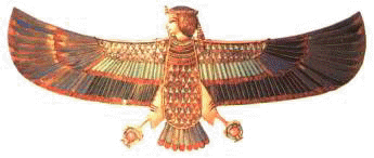 Ba-Vogel, aus dem Grab Tutanchamuns, 1325 v. Chr.
