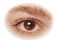 mit den Augen zwinkern