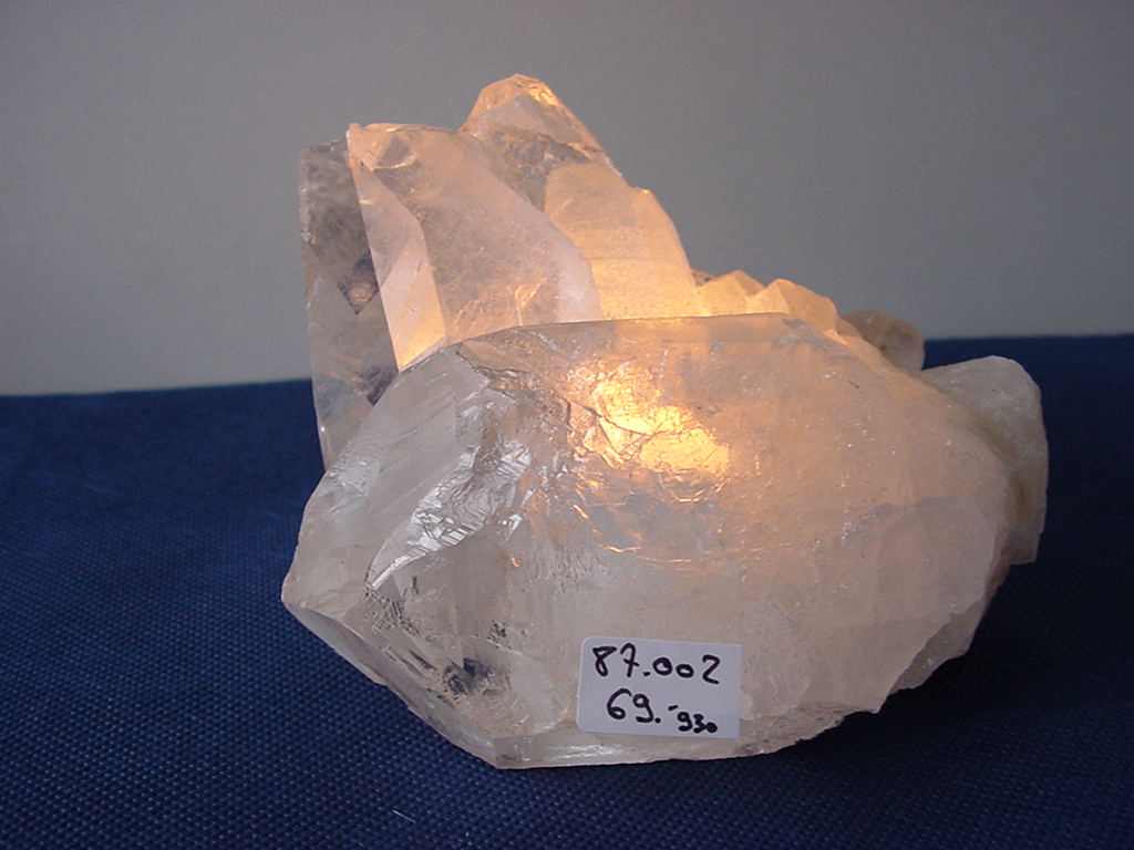 bougeoir cristal de roche quartz