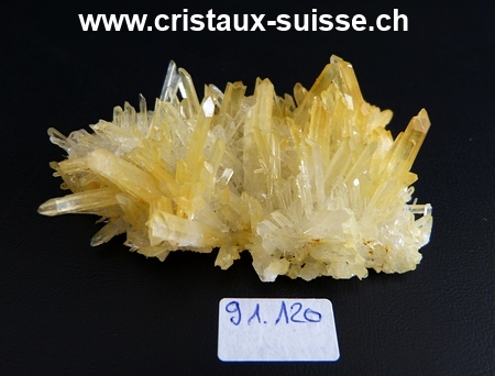 cristal des Alpes suisses, limonite
