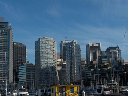 14 - View to Vancouver Skyline from Coal Harbour