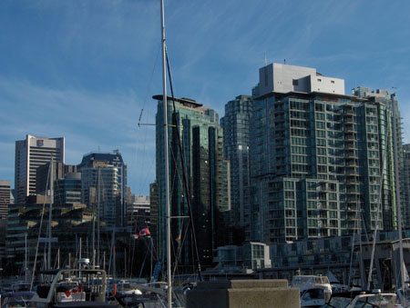 15 - View to Vancouver Skyline from Coal Harbour