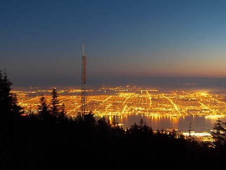 25 - Vancouver by night
