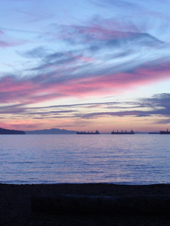 35 - English Bay Beach at Sunset