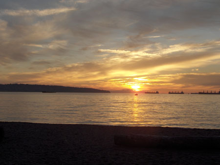 37 - English Bay Beach at Sunset