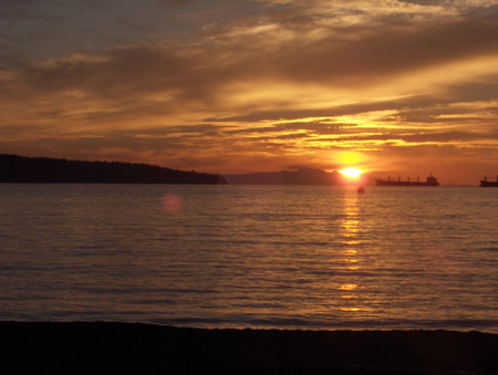 39 - English Bay Beach at Sunset