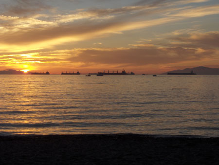 40 - English Bay Beach at Sunset