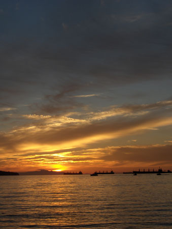 41 - English Bay Beach at Sunset