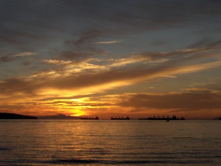 42 - English Bay Beach at Sunset
