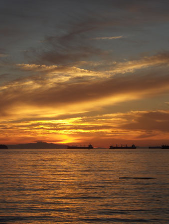 43 - English Bay Beach at Sunset