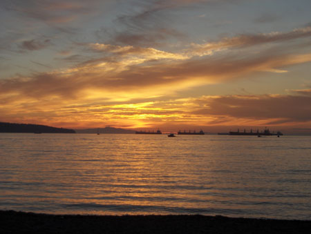 44 - English Bay Beach at Sunset