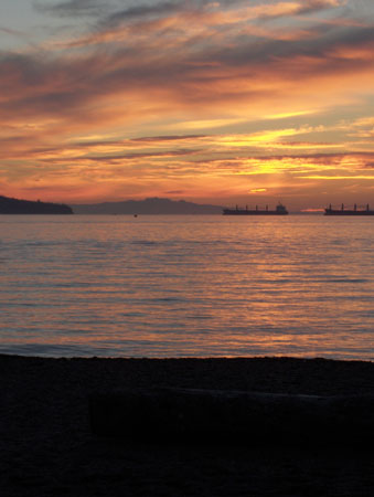 47 - English Bay Beach at Sunset