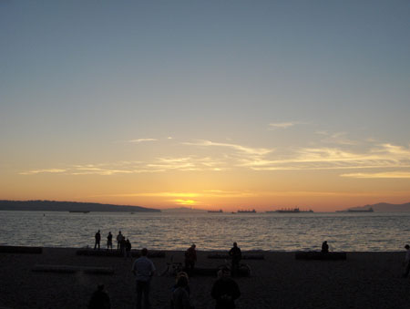 48 - English Bay Beach at Sunset