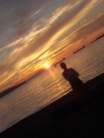 49 - English Bay Beach at Sunset - Yvonne