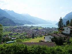 Walenstadt and the lake