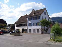 Loewen Square downtown Walenstadt