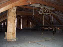 Hayloft in the barn