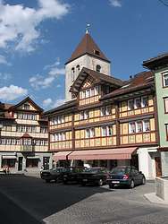Little square in Appenzell