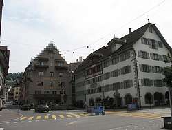 Square in downtown Zug
