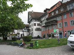 Old building on the waterfront