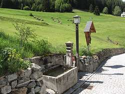 Fountain in front of the house