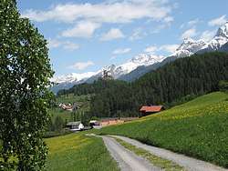 Valatscha seen from west