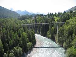 Bridge across the Inn river