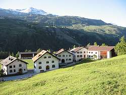 Valatscha in the evening sun
