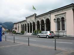 The old spa in downtown Bad Ragaz