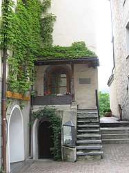 Cute entrance to a bakery