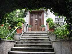 Entrance to an old restaurant