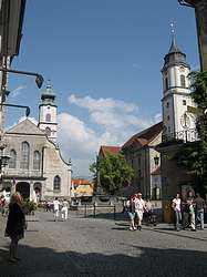 Square in downtown Lindau