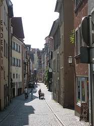 Street in downtown Lindau