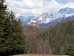 Tarasp Castle from the west
