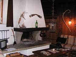 Fireplace in Vallatscha
