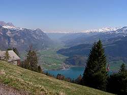 Looking southeast from Walenstadtberg