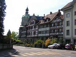 Timberframe houses in Arbon