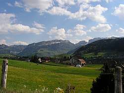 Prealpine landscape in the Appenzell area