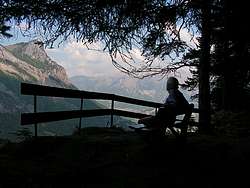 Joerg on the scenic lookout