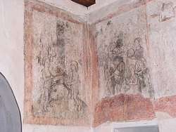 Murals in the keep