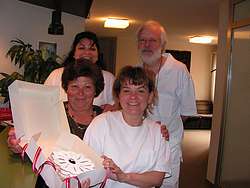Joerg's crew & Maria's mom