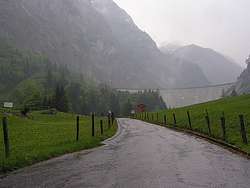 Gigerwald dam from below